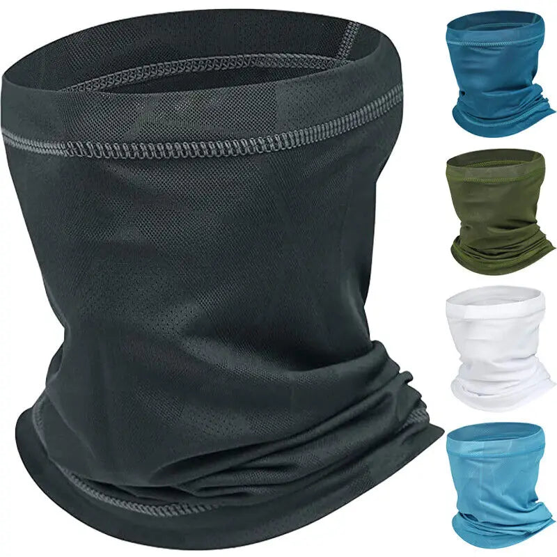 UPF 50+ UV Fishing Neck Gaiter – Breathable Sun Protection Face Mask for Outdoor Sports - AureliaAdventure