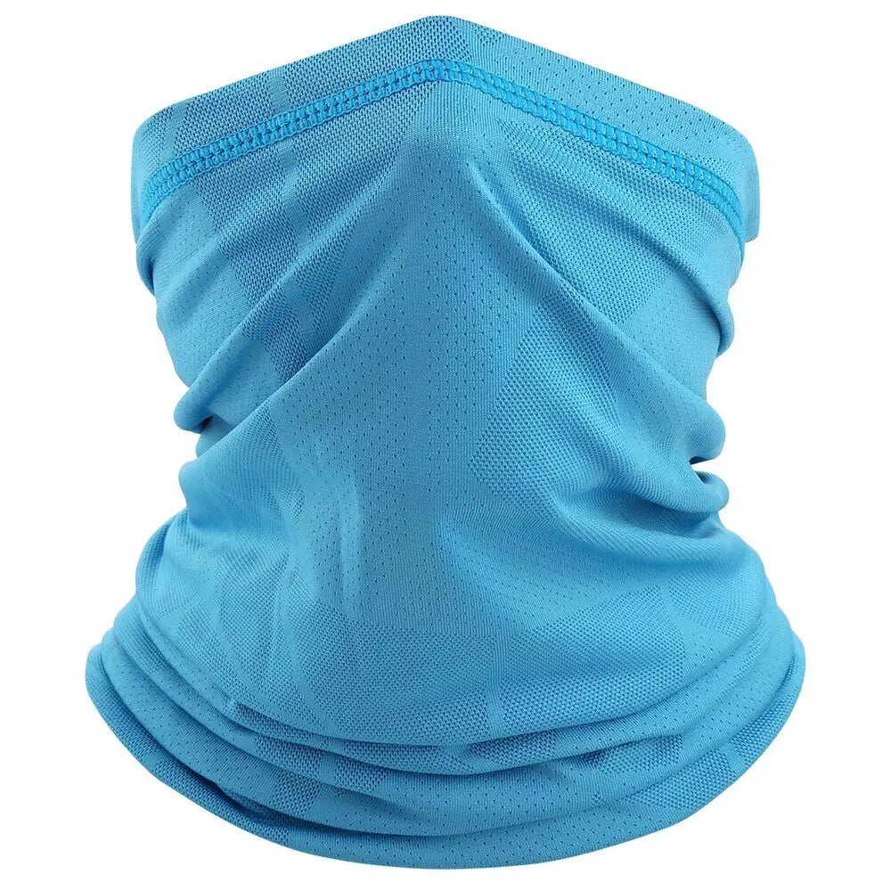 UPF 50+ UV Fishing Neck Gaiter – Breathable Sun Protection Face Mask for Outdoor Sports - AureliaAdventure
