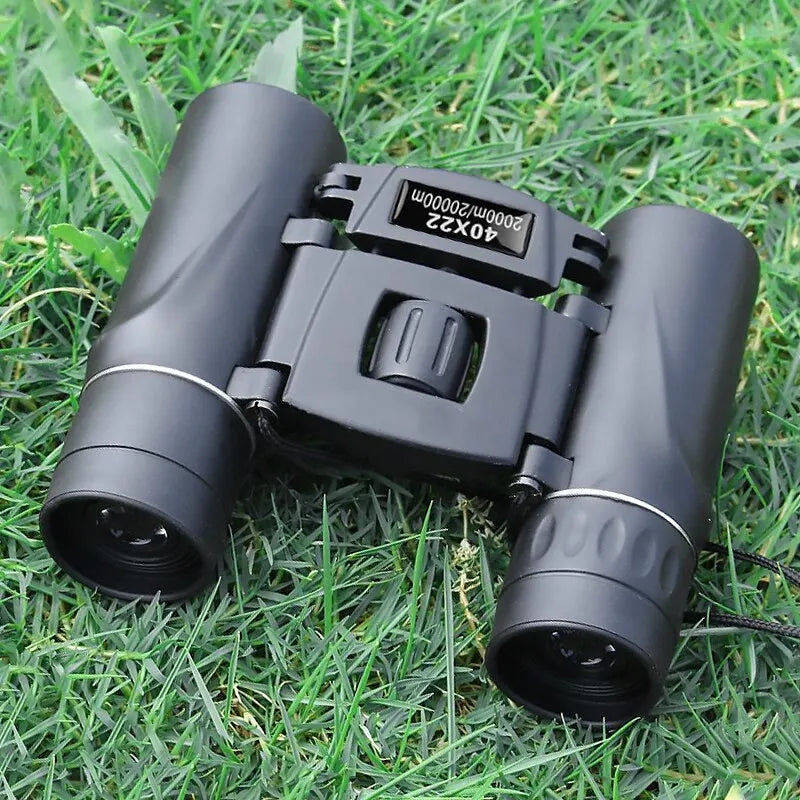 40x22 HD Compact Binoculars – 2000M Long-Range Folding Telescope with BAK4 FMC Optics for Hunting & Travel - AureliaAdventure