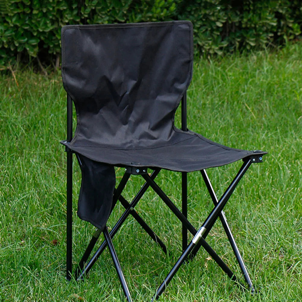 Portable Folding Camping Chair – Lightweight Outdoor Chair with Storage Bag & Strong Load Capacity - AureliaAdventure