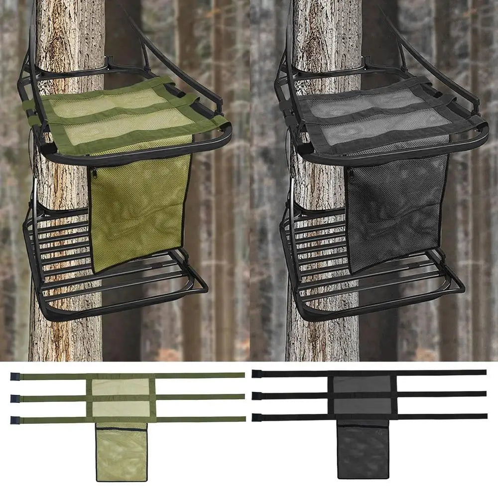 Tree Stand Seat Replacement with Pocket – Durable Deer Stand Seat for Hunting Comfort & Storage - AureliaAdventure