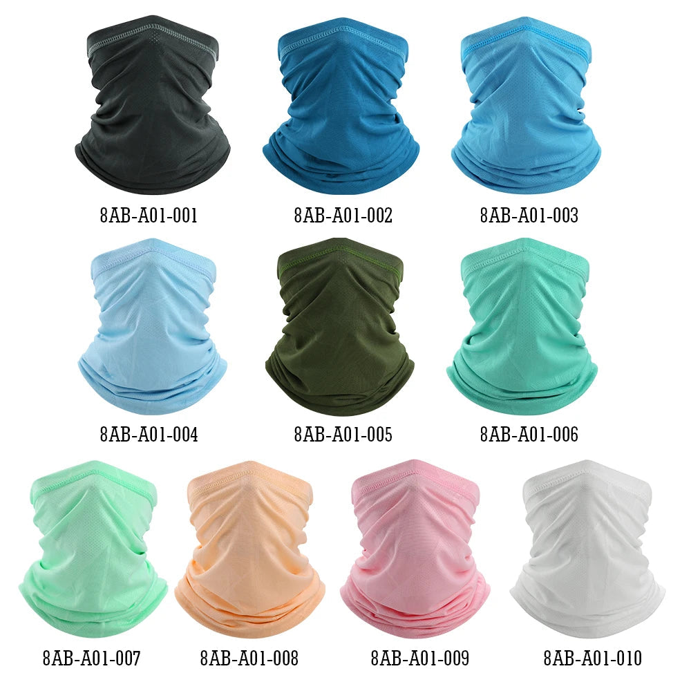 UPF 50+ UV Fishing Neck Gaiter – Breathable Sun Protection Face Mask for Outdoor Sports - AureliaAdventure
