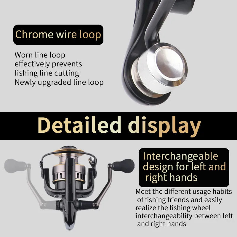 Spinning Fishing Reel – Freshwater & Saltwater - AureliaAdventure