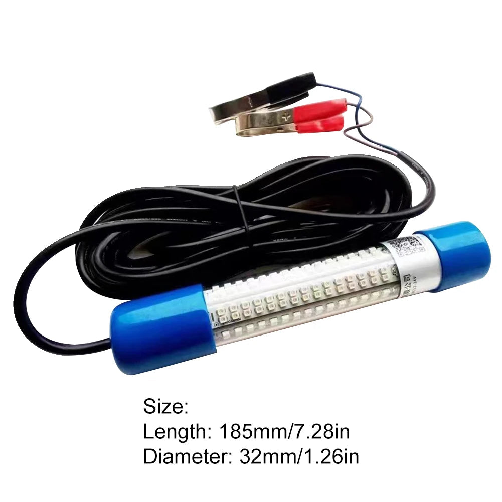 50W Underwater Fishing Light – 12–24V Submersible LED Fish Attractor for Squid, Shrimp & Krill - AureliaAdventure