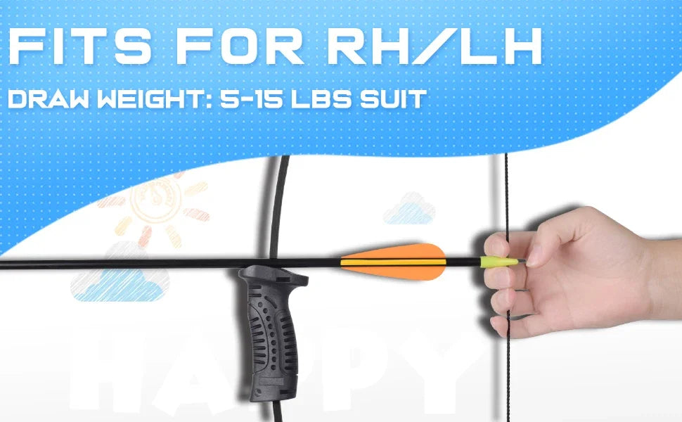 Recurve Bow and Arrow Set – Beginner Outdoor Archery Kit with 8 Arrows & Accessories - AureliaAdventure