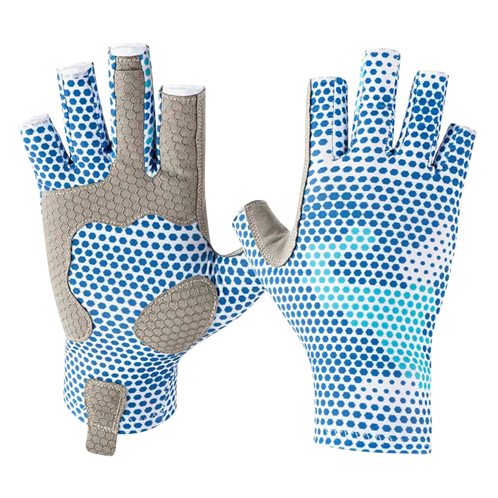 Half Finger Workout Gloves Anti-sting Fingerless Fishing Gloves Wear-resistant Anti-cutting Non-slip Outdoor Fishing Accessories - AureliaAdventure