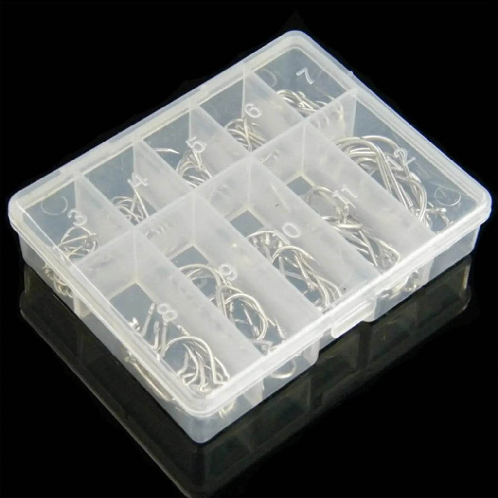 100PCS Fishing Hooks Kits - AureliaAdventure