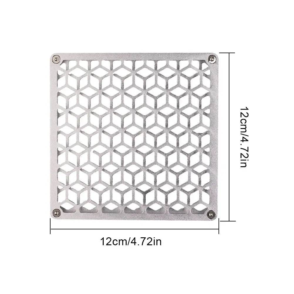 Aluminum Camping Heat-Resistant Mat – Double Layer Coaster for Hot Pots & Dishes - AureliaAdventure