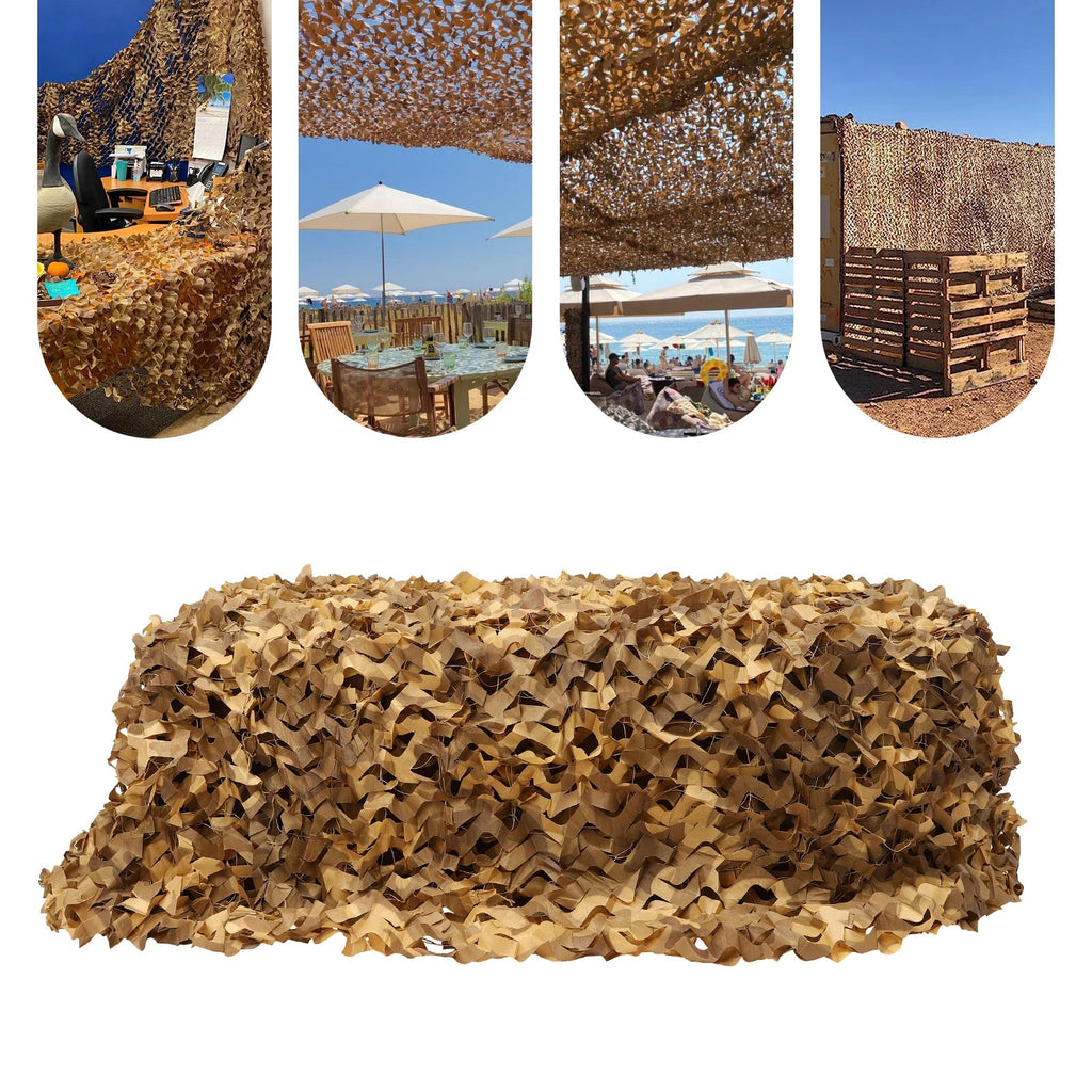 3×5m Camo Net – Nylon Camouflage Netting for Hunting, Camping & Sunshade - AureliaAdventure