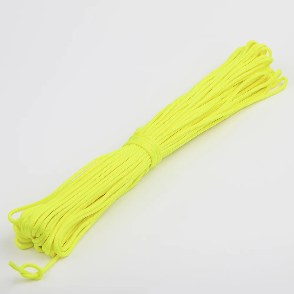 9-Core Glow-in-the-Dark Paracord – 550lb 4mm Luminous Survival Rope for Camping, Lanyards & Outdoor Use - AureliaAdventure