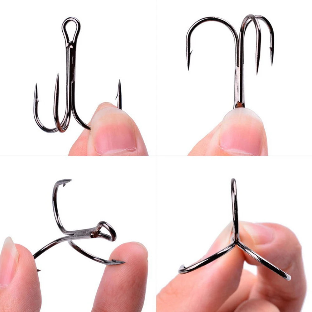 50pcs Treble Fishing Hooks Kit - AureliaAdventure