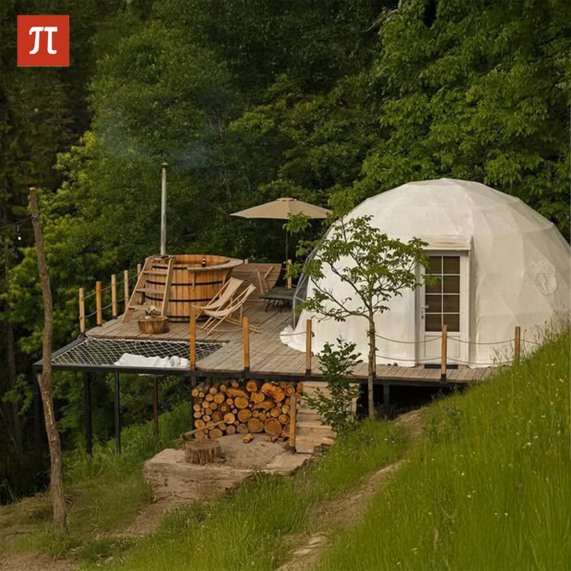 Luxury Geodesic Dome Tent – All-Season Glamping Shelter - AureliaAdventure