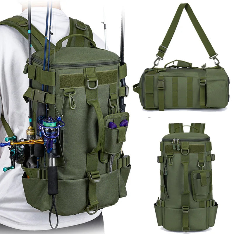Tactical Fishing Backpack - AureliaAdventure