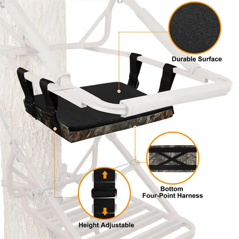 Lightweight Waterproof Tree Stand Seat Cushion – Comfortable Hunting Seat Pad for Long Sits - AureliaAdventure