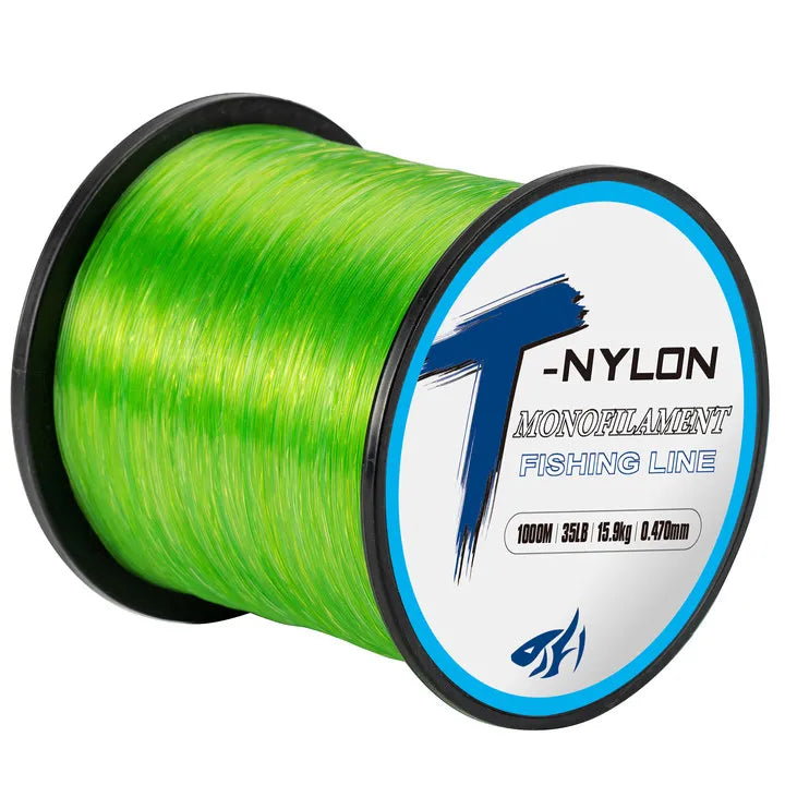 GREEN-1000M Nylon Fishing Line - AureliaAdventure