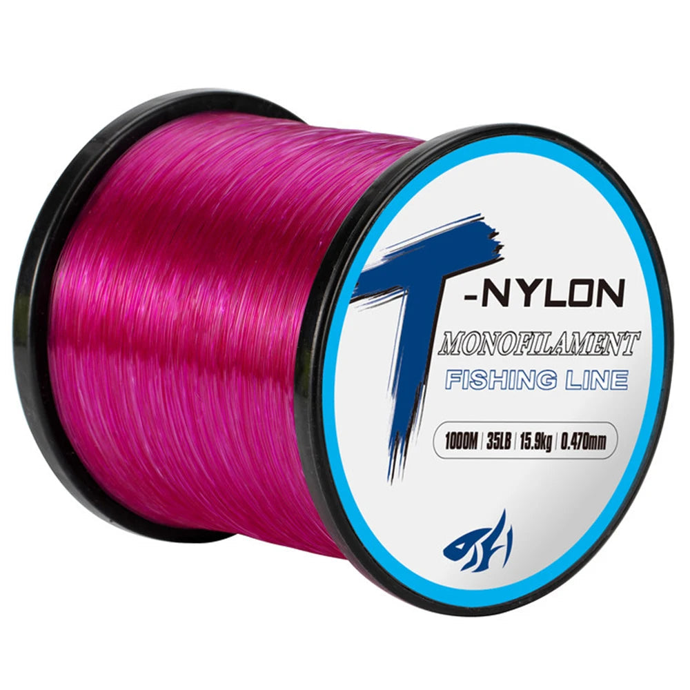 HOT PINK 1000M Nylon Fishing Line - AureliaAdventure
