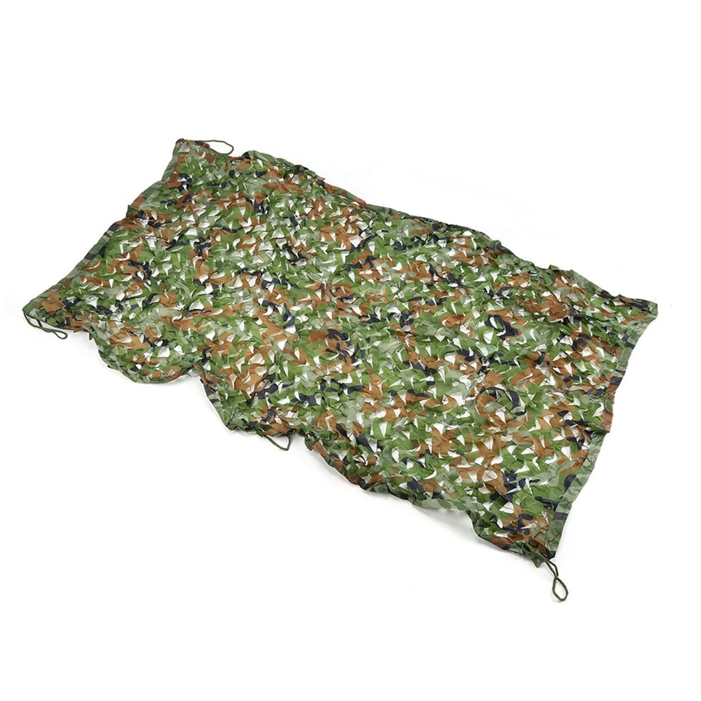 1×2M Woodland Camo Net – Lightweight Camouflage Netting for Hunting & Camping - AureliaAdventure