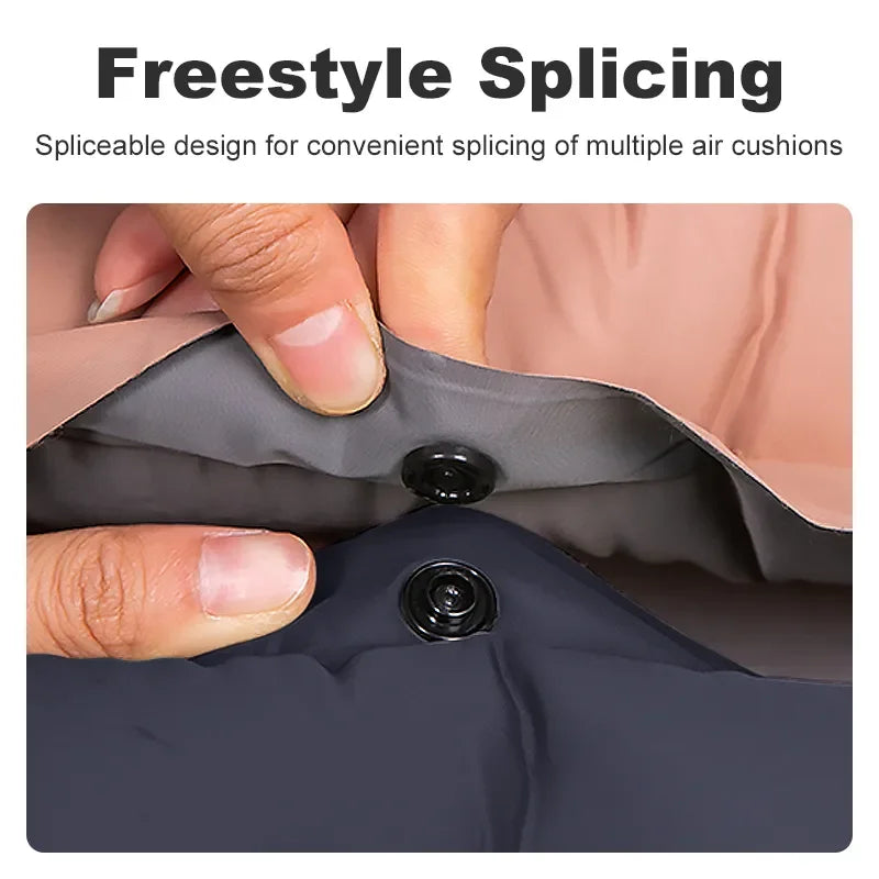 Ultralight Self-Inflating Camping Mattress – Thick Outdoor Sleeping Pad with Built-In Pump - AureliaAdventure