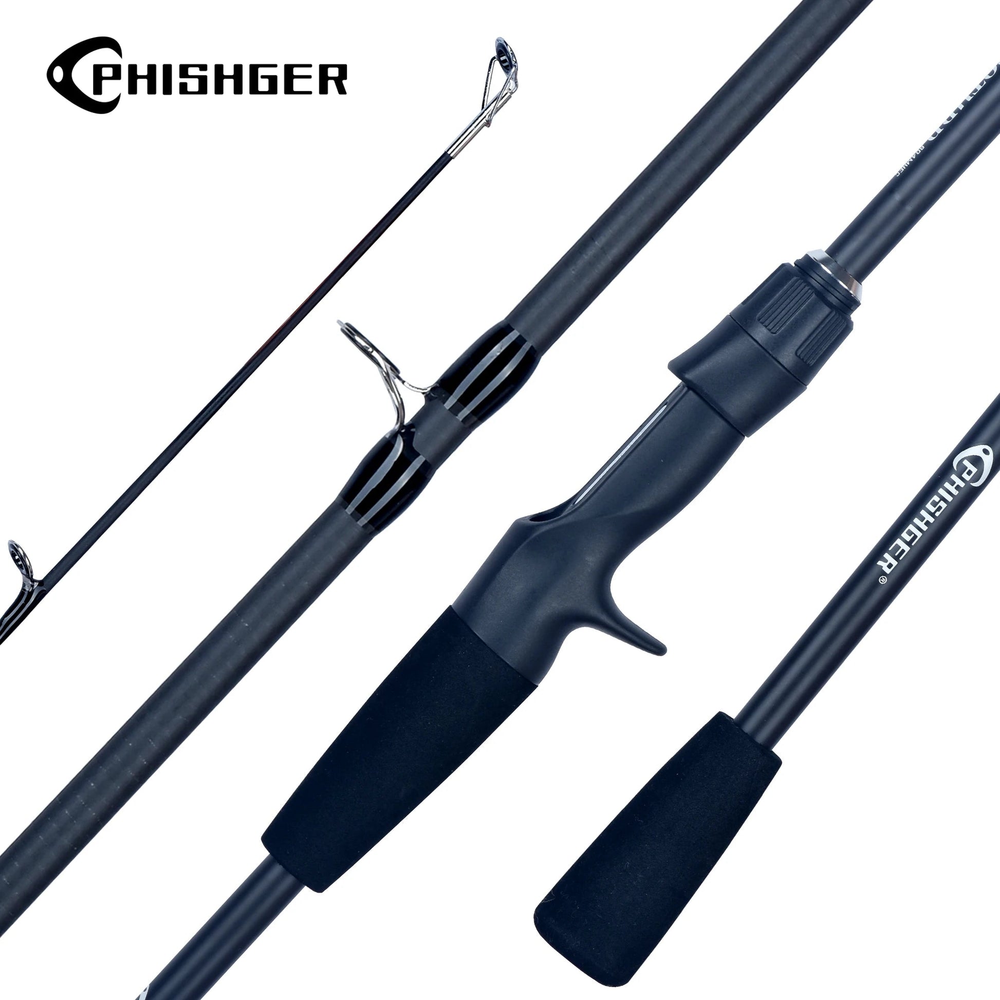 Ultralight Travel Fishing Rod – Spinning/Baitcasting, Carbon, 5–30g Casting - AureliaAdventure