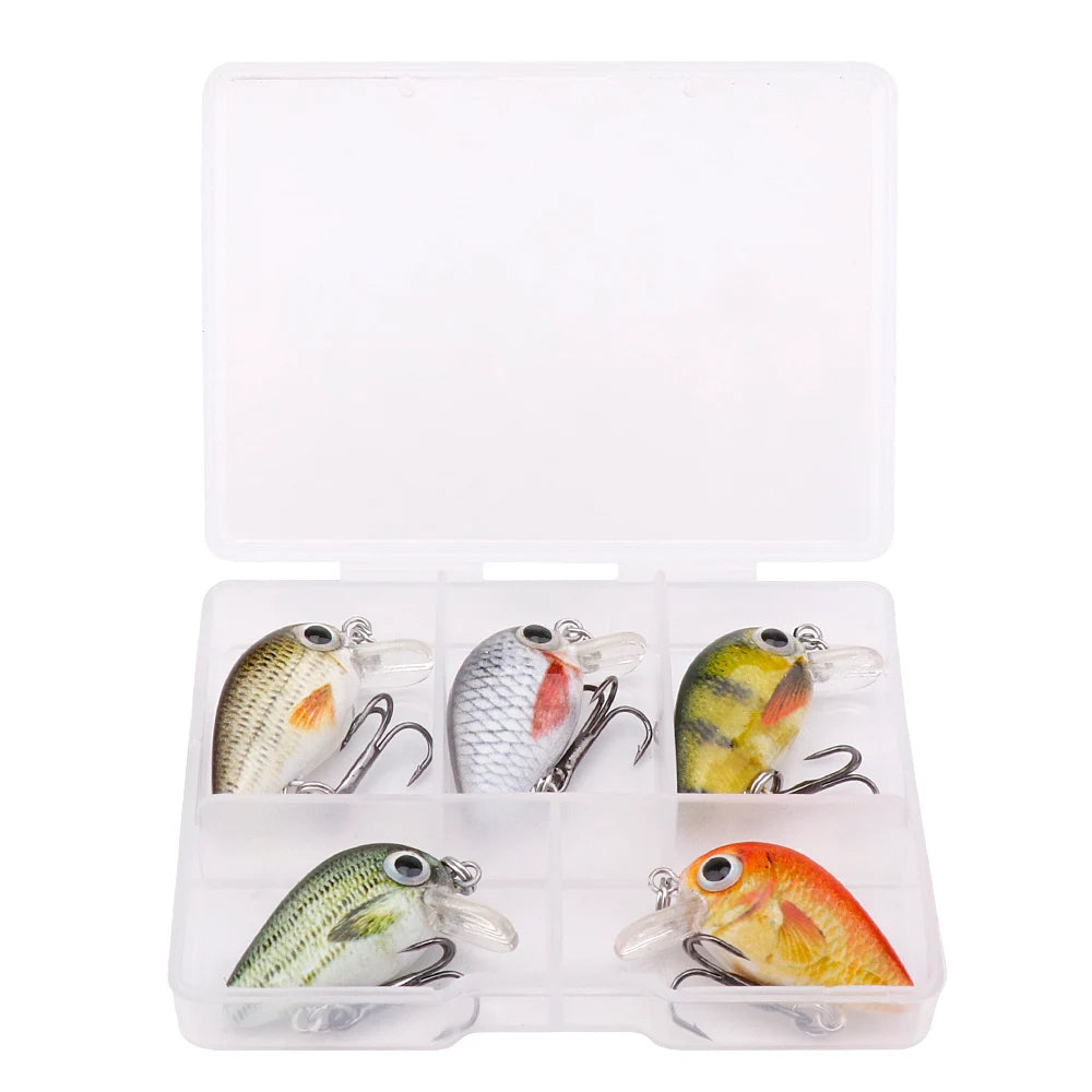 5pcs Mini Fish Lure Set - AureliaAdventure