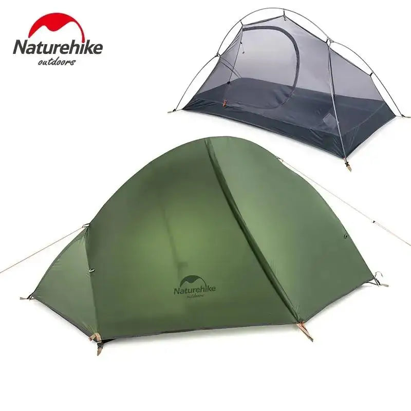 Ultralight 1-Person Backpacking Tent – 20D Nylon Waterproof Camping Shelter - AureliaAdventure