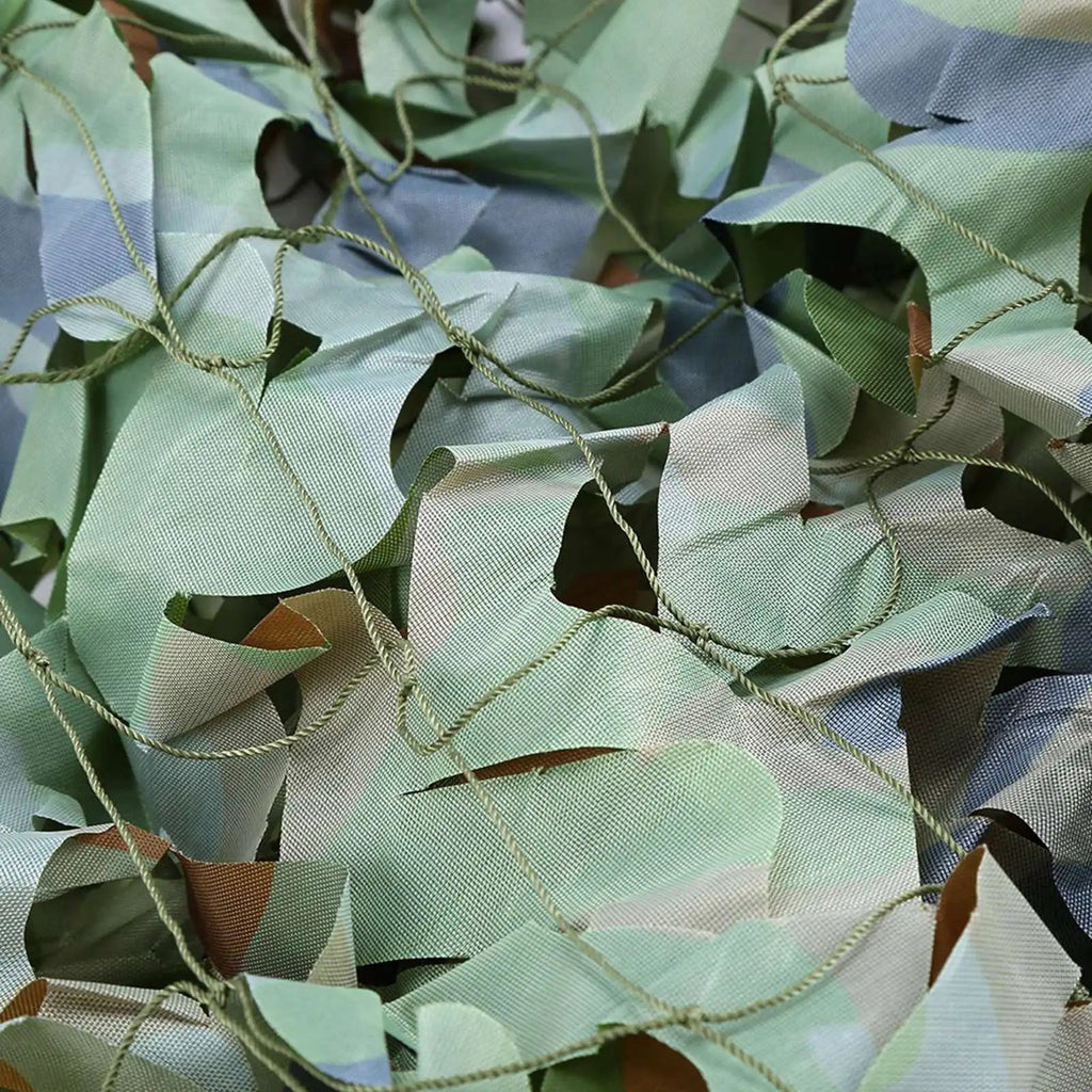 1×2M Woodland Camo Net – Lightweight Camouflage Netting for Hunting & Camping - AureliaAdventure