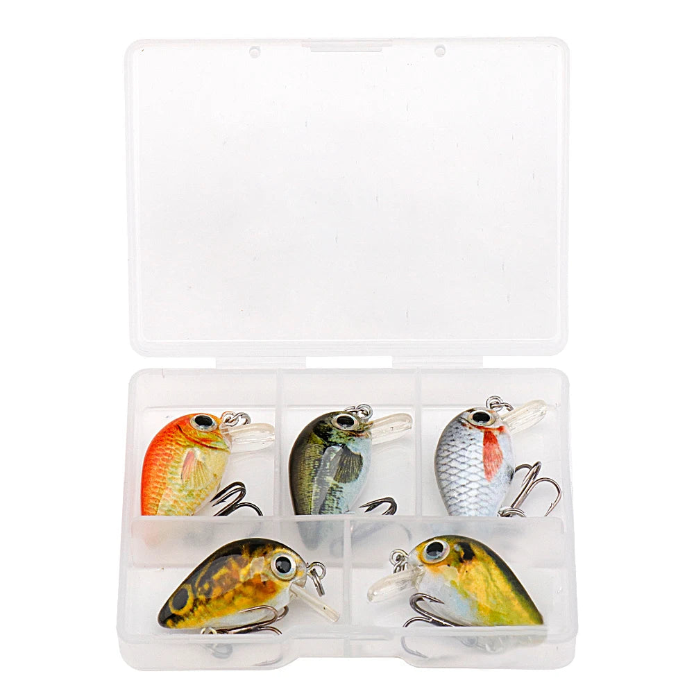 5pcs Mini Fish Lure Set - AureliaAdventure