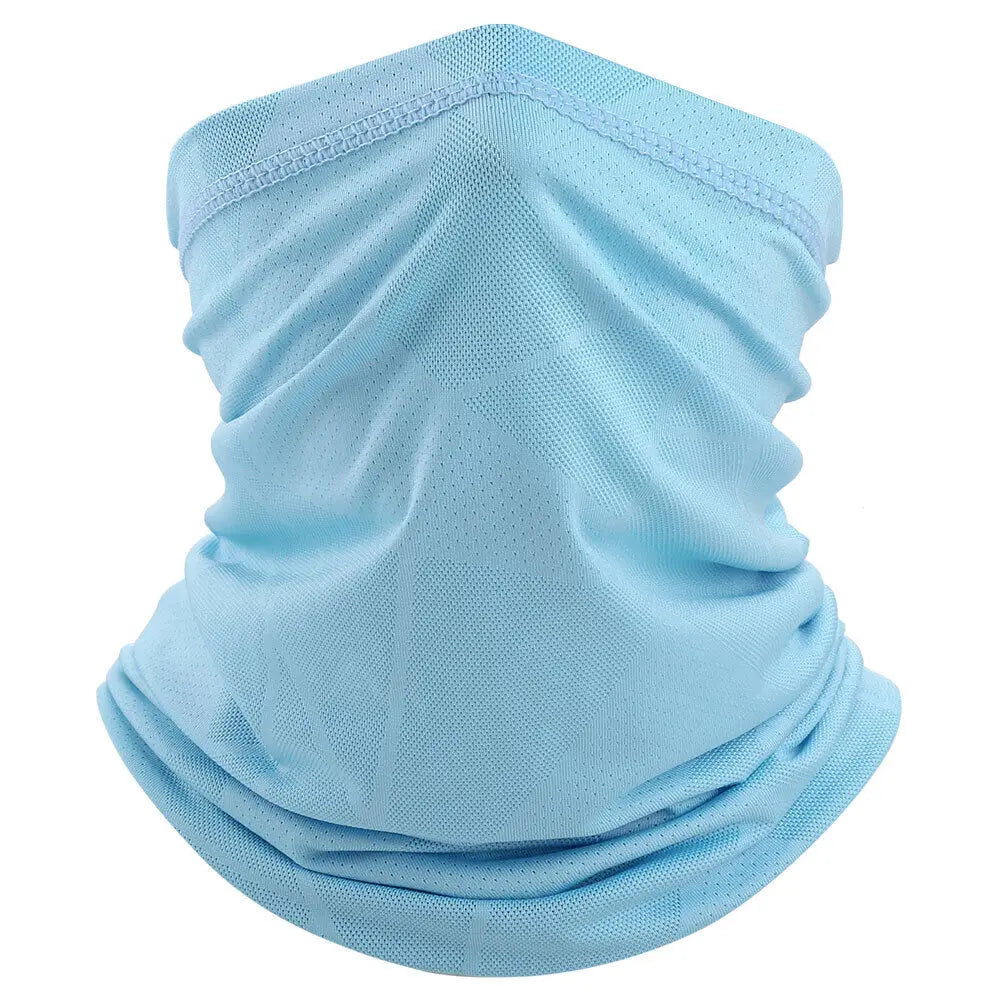 UPF 50+ UV Fishing Neck Gaiter – Breathable Sun Protection Face Mask for Outdoor Sports - AureliaAdventure