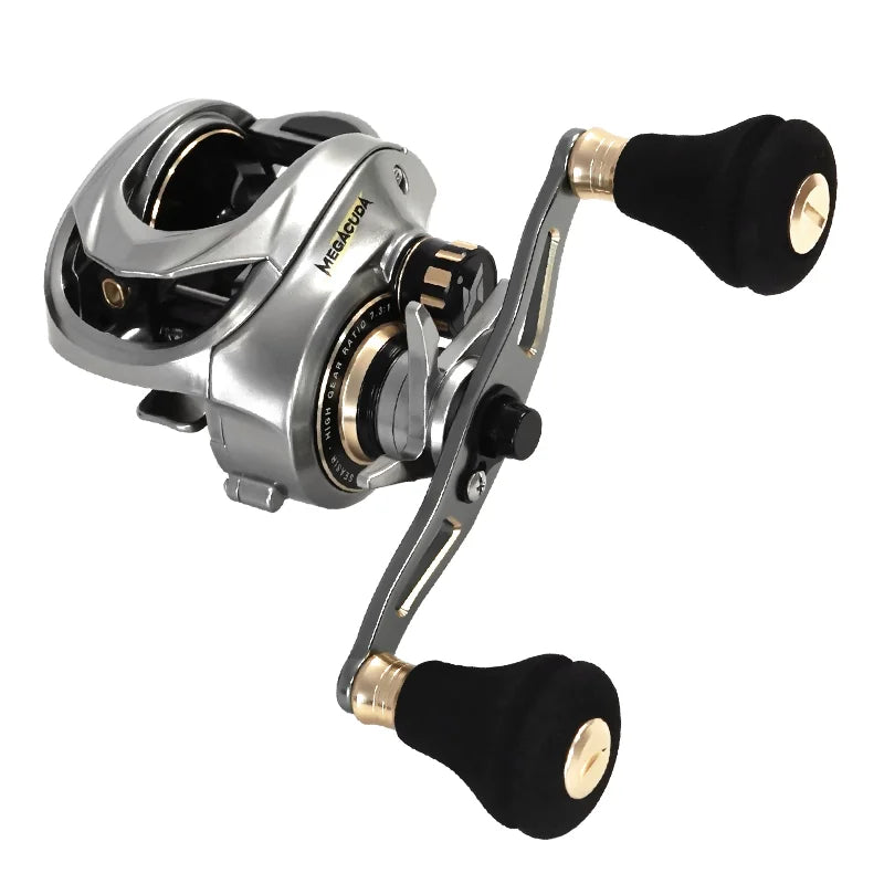 Seasir Megacuda Baitcasting Reel – 15kg Drag, 6.5:1 Gear Ratio, Jigging & Saltwater Ready - AureliaAdventure