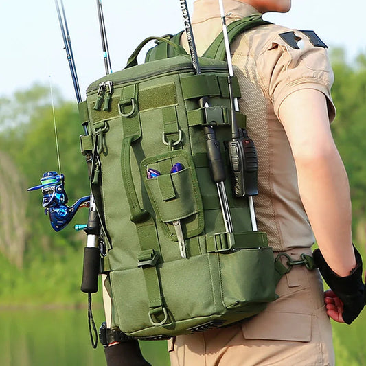 Tactical Fishing Backpack - AureliaAdventure
