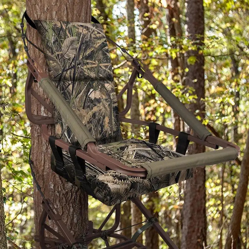 Detachable Tree Stand Cushion – Comfortable Camouflage Hunting Seat Pad for Climbing & Outdoor Use - AureliaAdventure