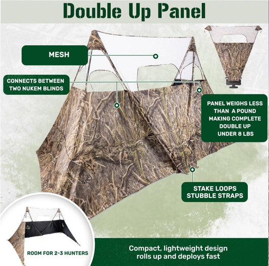 Double Up Panel - Mossy Oak Obsession 3D Leafy - AureliaAdventure