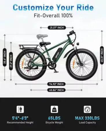 TerraCruze E-MTB 1000W Off-Road Electric Bike - AureliaAdventure