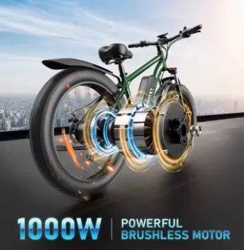 TerraCruze E-MTB 1000W Off-Road Electric Bike - AureliaAdventure
