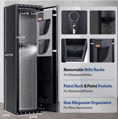 IronVault Series 42-Gun Fireproof Safe