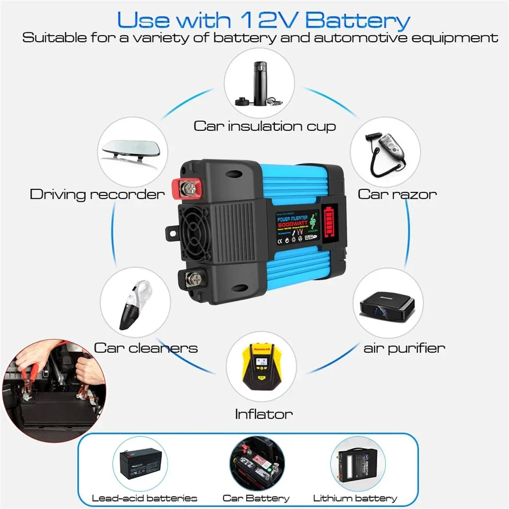 6000W Solar Power Generator Kit – 110V/220V with Controller - AureliaAdventure