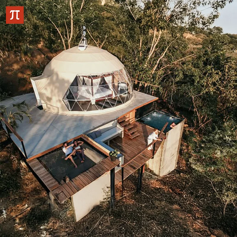 Luxury Geodesic Dome Tent – All-Season Glamping Shelter - AureliaAdventure