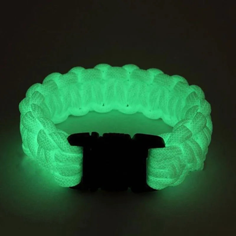 9-Core Glow-in-the-Dark Paracord – 550lb 4mm Luminous Survival Rope for Camping, Lanyards & Outdoor Use - AureliaAdventure