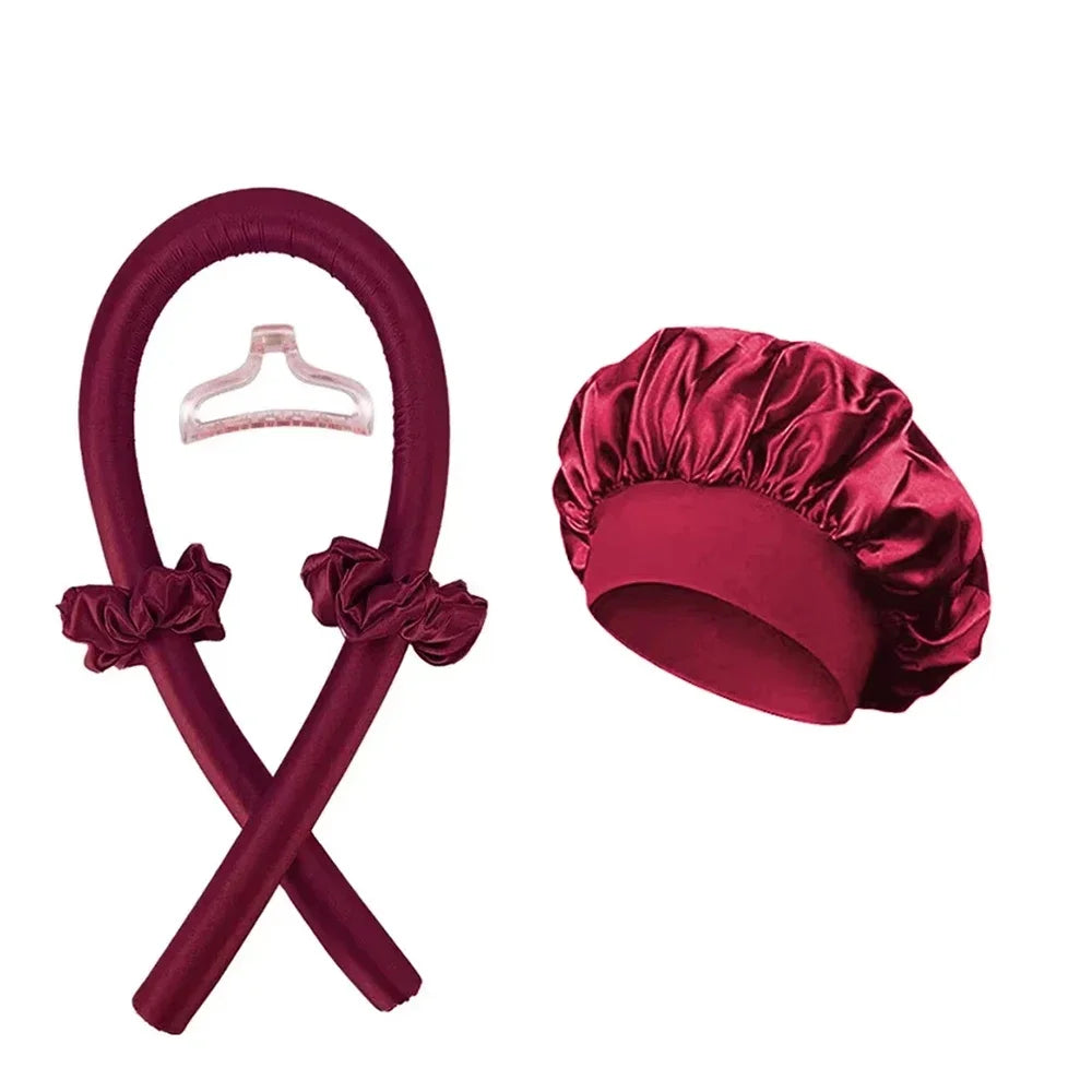 Heatless Curling Rod Night Cap Set