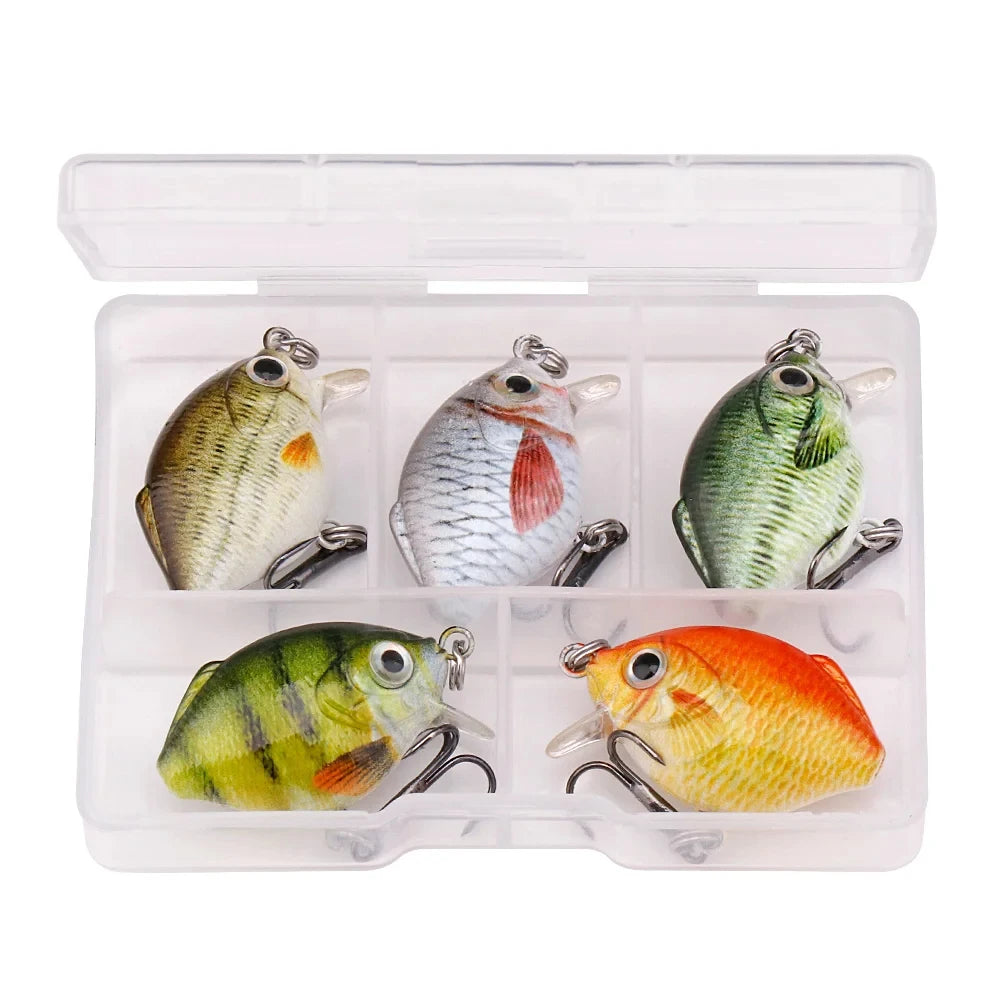 5pcs Mini Fish Lure Set - AureliaAdventure