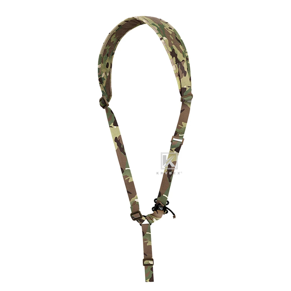 Tactical Single-Point Rifle Sling – Padded Modular Shoulder Strap for Hunting & Outdoor Use - AureliaAdventure