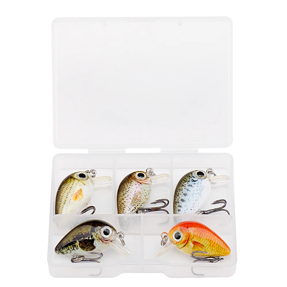 5pcs Mini Fish Lure Set - AureliaAdventure