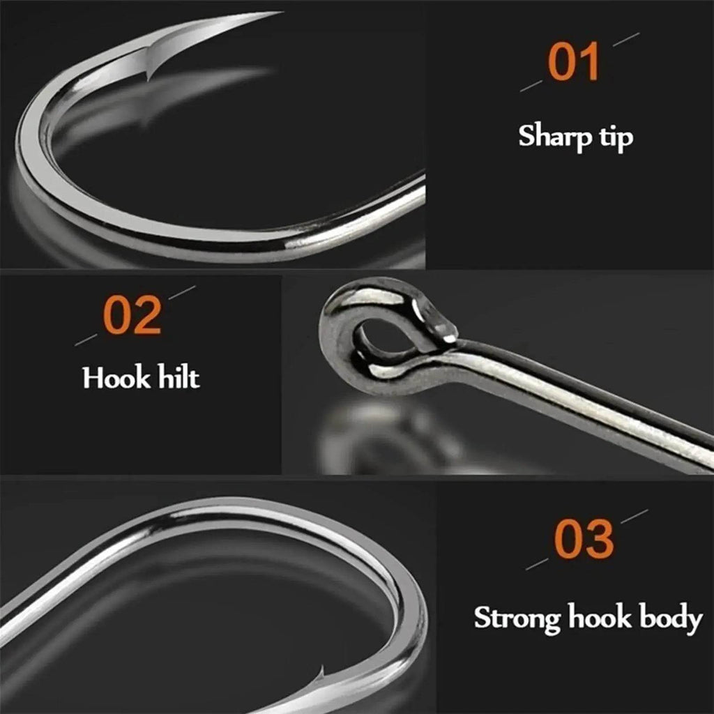 100PCS Fishing Hooks Kits - AureliaAdventure