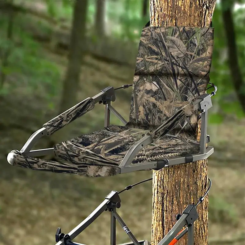 Detachable Tree Stand Cushion – Comfortable Camouflage Hunting Seat Pad for Climbing & Outdoor Use - AureliaAdventure