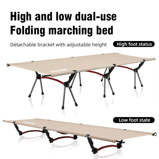 PACOONE Folding Camping Cot – Portable Outdoor Bed for Adults & Kids, Travel, RV & Camping - AureliaAdventure