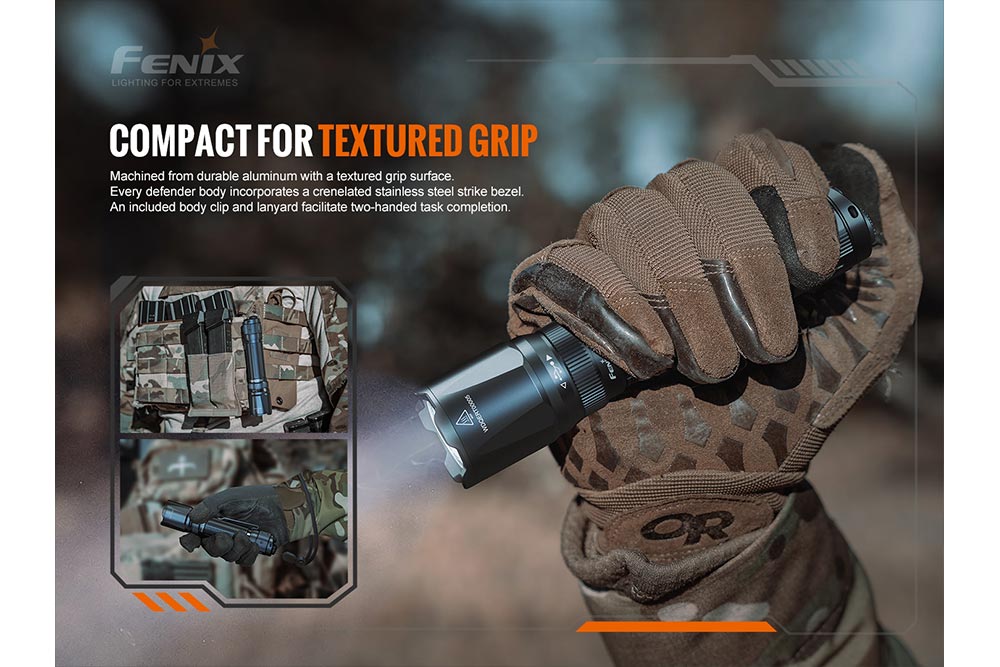 Fenix TK20R V2.0 Rechargeable LED Flashlight - 3000 Lumens - AureliaAdventure