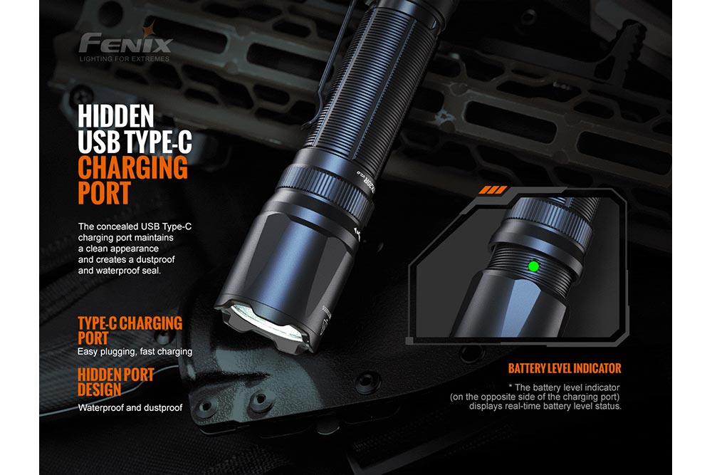 Fenix TK20R V2.0 Rechargeable LED Flashlight - 3000 Lumens - AureliaAdventure