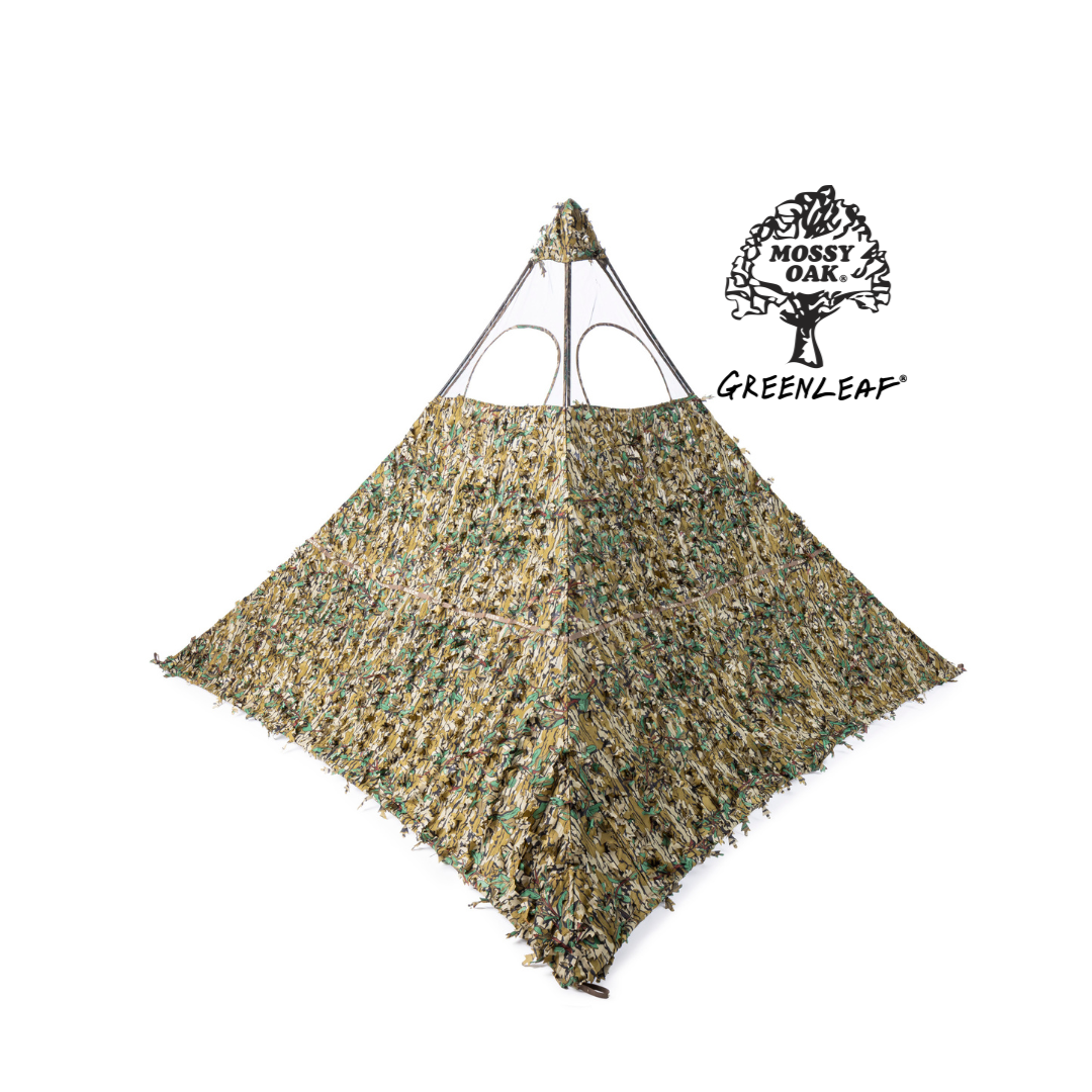 Hunting Blind - Mossy Oak Greenleaf 3D Leafy - AureliaAdventure