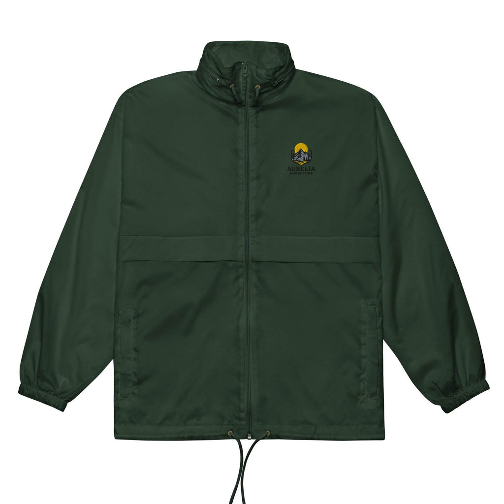Green Unisex windbreaker - AureliaAdventure