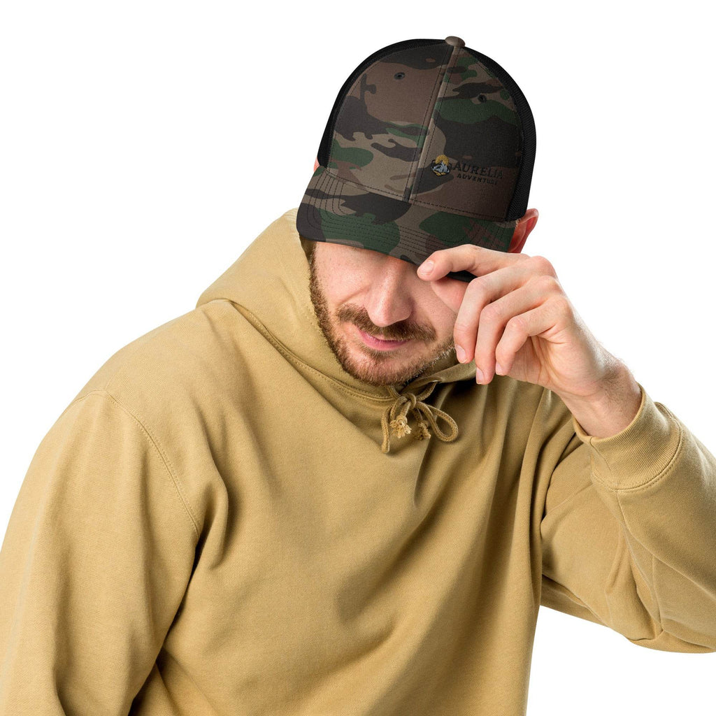 CAMO TRUCKER HAT - AureliaAdventure